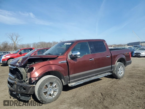 2015 Ford F-150 XLT with VIN 1FTEW1EF5FKD43164, listed as a Copart auction lot 48677185 with 90,823 mi miles and Salvage Title. Bid and sale history available at carsss.com. Image 1.