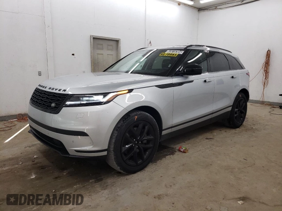 2024 Land Rover Range Rover Velar S with VIN SALYJ2EX8RA385647, listed as a Copart auction lot 63018304 with 10,494 mi miles and Clean Title. Bid and sale history available at DreamBid. Image 1.