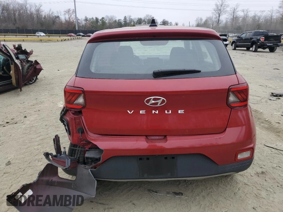 2021 Hyundai Venue SE with VIN KMHRB8A39MU066548, listed as a Copart auction lot 49152605 with 64,568 mi miles and Salvage Title. Bid and sale history available at DreamBid. Image 6.