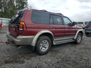 2000 Mitsubishi Montero Sport LS with VIN JA4LS31H1YP036709, listed as a Copart auction lot 81578814 with 191,500 mi miles and Salvage Title. Bid and sale history available at carsss.com. Image 3.