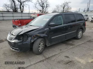 2013 Chrysler Town & Country Touring with VIN 2C4RC1BGXDR807975, listed as a Copart auction lot 48309934 with 113,379 mi miles and Salvage Title. Bid and sale history available at DreamBid. Image 1.