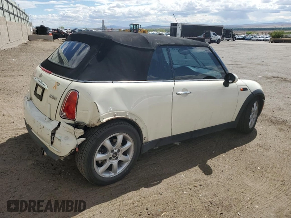 2008 MINI Convertible с VIN WMWRF33538TG18650, выставлен на аукционе Copart как лот 55820245 с пробегом 100 980 миль миль и Списание • Salvage title. История ставок и продаж доступна на DreamBid. Изображение 3.