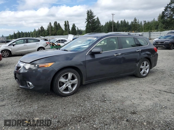 2012 Acura TSX Technology with VIN JH4CW2H60CC001280, listed as a Copart auction lot 63530445 with 134,548 mi miles and Salvage title. Bid and sale history available at DreamBid. Image 1.