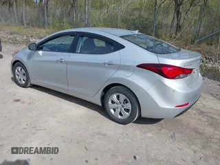 2016 Hyundai Elantra SE with VIN 5NPDH4AE9GH773073, listed as a IAAI auction lot 42134108 with 113,398 mi miles and . Bid and sale history available at DreamBid. Image 3.