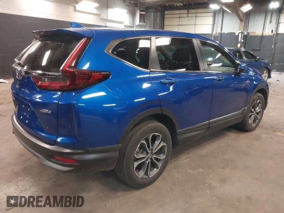 2022 Honda CR-V EX-L with VIN 7FARW2H83NE013799, listed as a IAAI auction lot 41738347 with 29,102 mi miles. Bid and sale history available at carsss.com. Image 4.