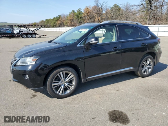 2015 Lexus RX 350 with VIN 2T2ZK1BA0FC196464, listed as a Copart auction lot 54526075 with 297,411 mi miles and Salvage Title. Bid and sale history available at carsss.com. Image 1.