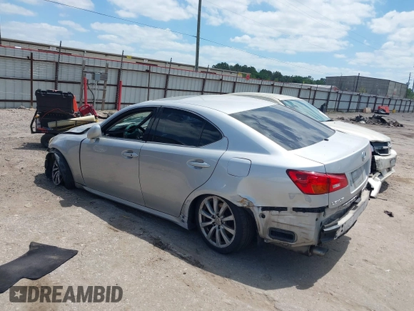2006 Lexus IS 250 with VIN JTHCK262X65000920, listed as a IAAI auction lot 42033630 with 276,866 mi miles and . Bid and sale history available at DreamBid. Image 3.