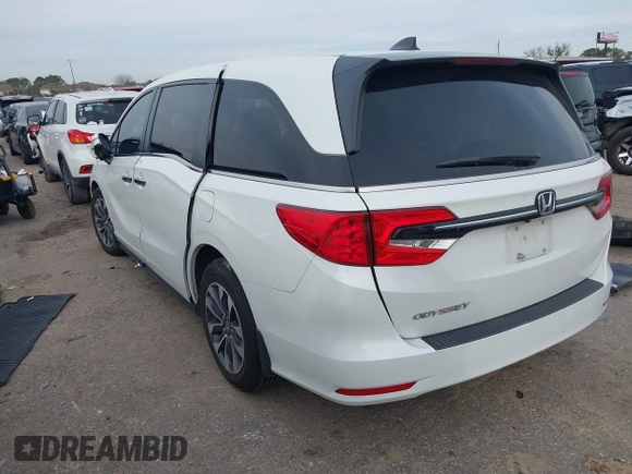 2022 Honda Odyssey EX-L with VIN 5FNRL6H7XNB047791, listed as a IAAI auction lot 41322565 with 174,498 mi miles and . Bid and sale history available at DreamBid. Image 3.