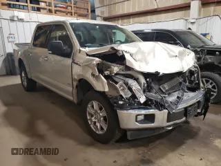 2017 Ford F-150 XL with VIN 1FTEW1EG8HFA75005, listed as a Copart auction lot 62964905 with 76,751 mi miles and Salvage title. Bid and sale history available at DreamBid. Image 4.