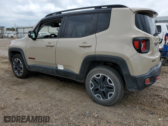 2016 Jeep Renegade Trailhawk with VIN ZACCJBCT7GPC50495, listed as a Copart auction lot 55705395 with 161,439 mi miles and Salvage title. Bid and sale history available at DreamBid. Image 2.