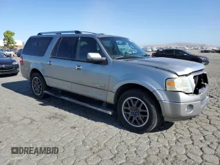 2008 Ford Expedition Max Limited with VIN 1FMFK20518LA67286, listed as a Copart auction lot 62764385 with 171,859 mi miles and Salvage title. Bid and sale history available at DreamBid. Image 4.