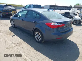 2015 Kia Forte LX with VIN KNAFX4A61F5354649, listed as a IAAI auction lot 42040586 with 113,436 mi miles. Bid and sale history available at carsss.com. Image 3.