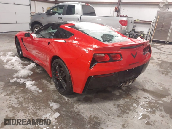 2015 Chevrolet Corvette Z51 2LT with VIN 1G1YK2D78F5104806, listed as a IAAI auction lot 41278311 with 23,412 mi miles and . Bid and sale history available at DreamBid. Image 3.
