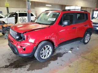 2019 Jeep Renegade Sport with VIN ZACNJBAB1KPJ83790, listed as a Copart auction lot 45220595 with 123,369 mi miles and Salvage title. Bid and sale history available at DreamBid. Image 1.