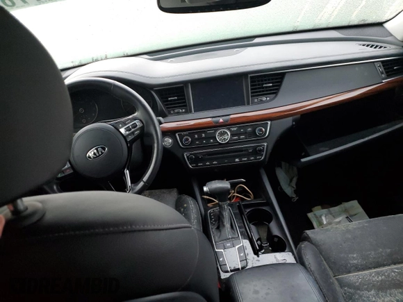 2017 Kia Cadenza Premium with VIN KNALC4J19H5092093, listed as a Copart auction lot 74177624 with 0 mi miles and Salvage Title. Bid and sale history available at carsss.com. Image 8.