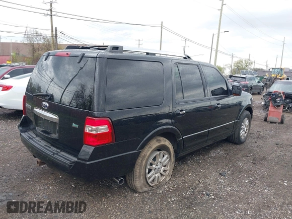 2013 Ford Expedition Limited with VIN 1FMJU2A5XDEF00492, listed as a IAAI auction lot 42166881 with 78,004 mi miles and . Bid and sale history available at DreamBid. Image 4.