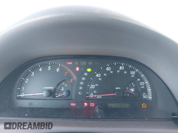 2004 Toyota Camry LE with VIN 4T1BE32KX4U916477, listed as a IAAI auction lot 42018299 with 149,247 mi miles. Bid and sale history available at carsss.com. Image 7.