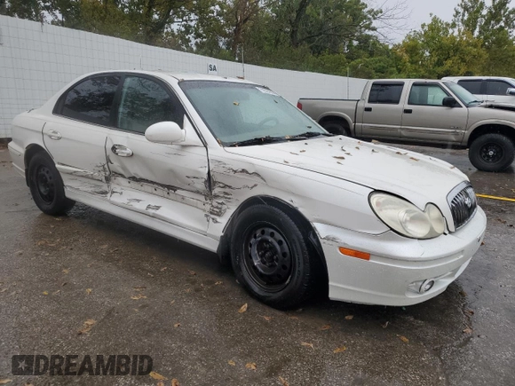 2003 Hyundai Sonata with VIN KMHWF25H43A771557, listed as a Copart auction lot 72527814 with 155,558 mi miles and Salvage Title. Bid and sale history available at carsss.com. Image 4.