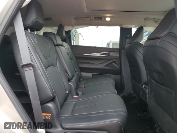 2023 Infiniti QX60 Luxe with VIN 5N1DL1FS1PC354203, listed as a Copart auction lot 59035505 with 16,630 mi miles and Salvage title. Bid and sale history available at DreamBid. Image 11.