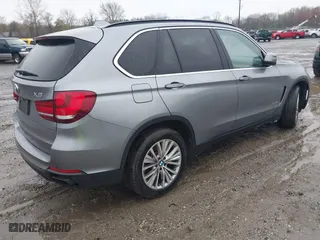 2015 BMW X5 xDrive50i with VIN 5UXKR6C57F0J74373, listed as a IAAI auction lot 42005050 with 108,382 mi miles. Bid and sale history available at carsss.com. Image 4.