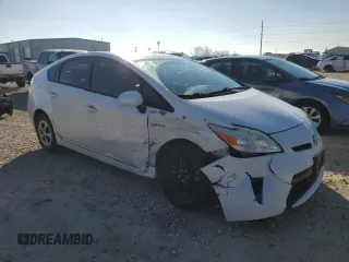2012 Toyota Prius One with VIN JTDKN3DU4C5458916, listed as a Copart auction lot 46262245 with 130,132 mi miles and Salvage Title. Bid and sale history available at carsss.com. Image 4.