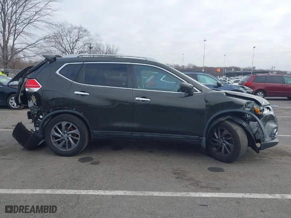 2016 Nissan Rogue SV with VIN 5N1AT2MV4GC877592, listed as a IAAI auction lot 41791451 with 84,385 mi miles. Bid and sale history available at carsss.com. Image 14.