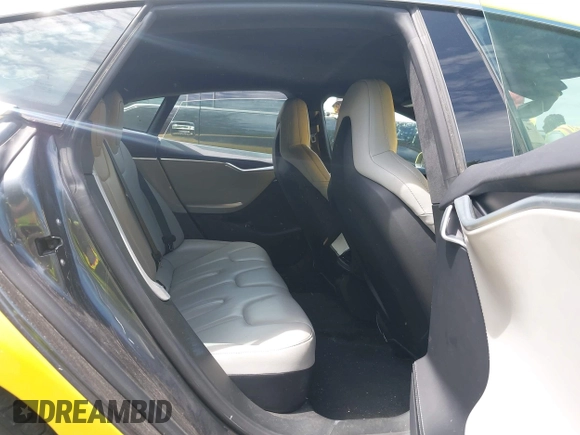 2016 Tesla Model S 70 kWh Battery with VIN 5YJSA1E14GF141579, listed as a IAAI auction lot 42209119 with 105,947 mi miles and . Bid and sale history available at carsss.com. Image 8.