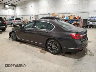 2017 BMW 7 Series ALPINA B7 xDrive with VIN WBA7F2C32HG422835, listed as a Copart auction lot 50741885 with 130,607 mi miles and Non repairable. Bid and sale history available at DreamBid. Image 2.