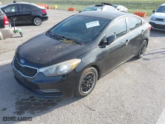 2015 Kia Forte LX with VIN KNAFX4A60F5427641, listed as a IAAI auction lot 41776399 with 1 mi miles. Bid and sale history available at carsss.com. Image 2.