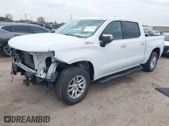 2021 Chevrolet Silverado 1500 LTZ with VIN 3GCUYGED3MG141869, listed as a IAAI auction lot 41233782 with 59,753 mi miles and . Bid and sale history available at DreamBid. Image 2.