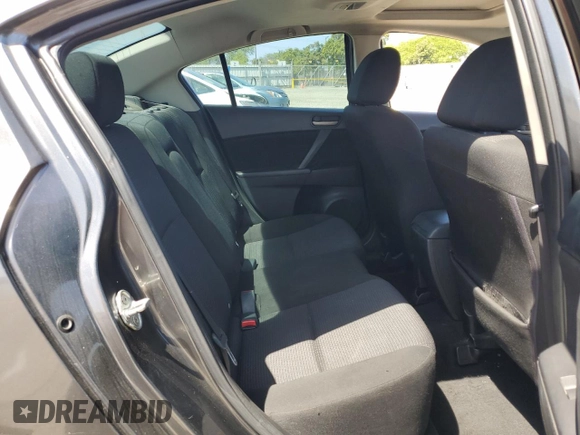 2012 Mazda 3 i Touring with VIN JM1BL1V85C1644077, listed as a Copart auction lot 56778845 with 166,714 mi miles and Salvage title. Bid and sale history available at DreamBid. Image 10.
