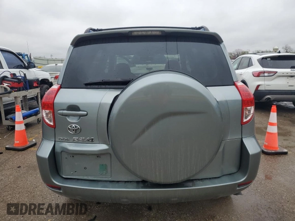 2006 Toyota RAV4 with VIN JTMZD33V266005405, listed as a Copart auction lot 51590825 with 169,186 mi miles and Salvage Title. Bid and sale history available at DreamBid. Image 6.