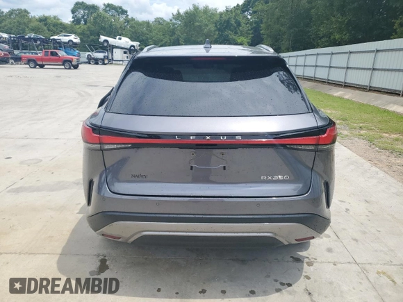 2023 Lexus RX 350 with VIN 2T2BAMBA8PC009995, listed as a Copart auction lot 60724165 with 25,227 mi miles and Salvage title. Bid and sale history available at DreamBid. Image 6.