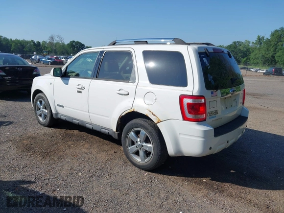 2008 Ford Escape Limited с VIN 1FMCU94158KB25094, выставлен на аукционе IAAI как лот 42573706 с пробегом 147 062 миль миль и . История ставок и продаж доступна на DreamBid. Изображение 3.