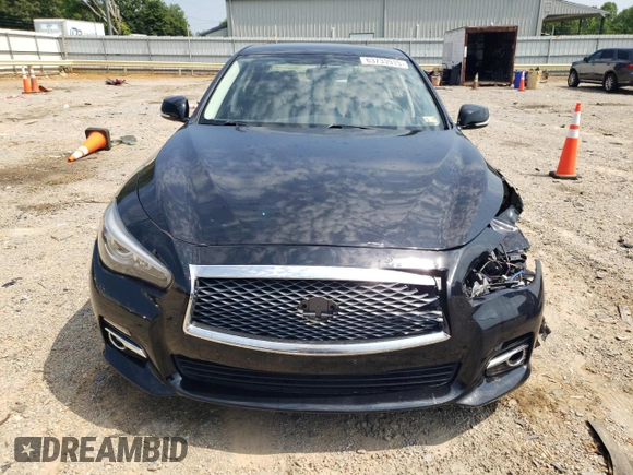 2015 Infiniti Q50 Premium with VIN JN1BV7AR6FM417210, listed as a Copart auction lot 63733915 with 95,926 mi miles and Salvage title. Bid and sale history available at DreamBid. Image 5.