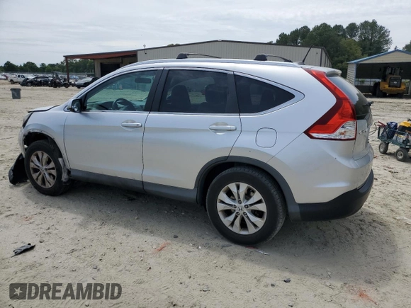 2013 Honda CR-V EX-L z VIN 2HKRM4H78DH668500, wystawiony jako Copart lot #56312175 z przebiegiem 189 320 mil mil oraz Szkody całkowita. Historia ofert i sprzedaży dostępna na DreamBid. Obrazek 2.