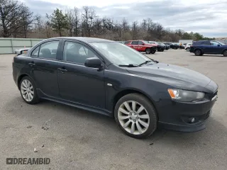2010 Mitsubishi Lancer GTS with VIN JA32U8FW5AU001242, listed as a Copart auction lot 53711375 with 160,623 mi miles and Salvage Title. Bid and sale history available at carsss.com. Image 4.