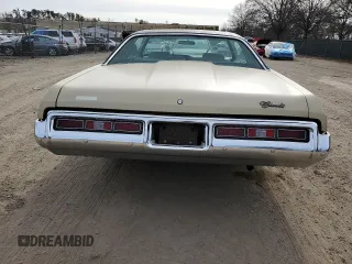 1972 Chevrolet Impala z VIN 1M47H2T190563, wystawiony jako Copart lot #46505275 z przebiegiem 95 137 mil mil oraz Czysty tytuł • Clean title. Historia ofert i sprzedaży dostępna na DreamBid. Obrazek 6.