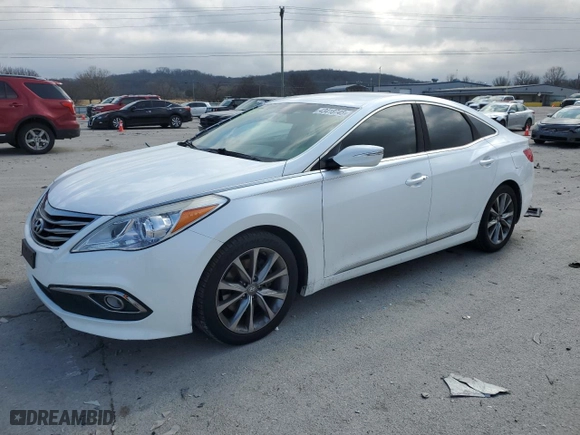 2015 Hyundai Azera Limited with VIN KMHFH4JG0FA434519, listed as a Copart auction lot 43418745 with 58,369 mi miles and Salvage Title. Bid and sale history available at carsss.com. Image 1.
