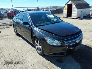 2012 Chevrolet Malibu 1LT with VIN 1G1ZC5E0XCF161406, listed as a IAAI auction lot 41740748 with 135,210 mi miles and . Bid and sale history available at DreamBid. Image 1.
