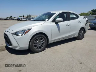 2019 Toyota Yaris L with VIN 3MYDLBYV7KY517441, listed as a Copart auction lot 56339255 with 55,282 mi miles and Salvage title. Bid and sale history available at DreamBid. Image 1.