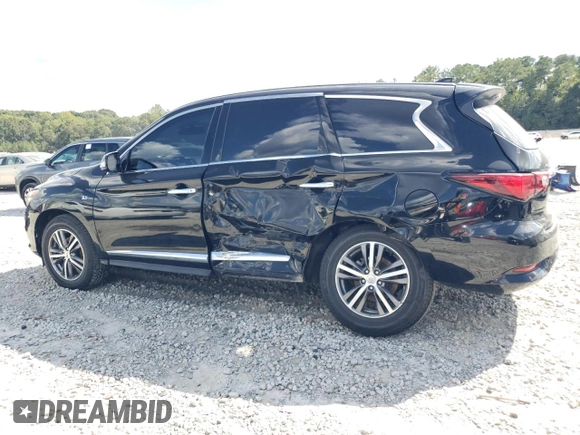 2020 Infiniti QX60 Pure with VIN 5N1DL0MN6LC532964, listed as a Copart auction lot 74000484 with 59,676 mi miles and Salvage Title. Bid and sale history available at DreamBid. Image 2.