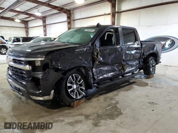 2023 Chevrolet Silverado 1500 LT with VIN 2GCPACED1P1135883, listed as a Copart auction lot 78850244 with Not Provided miles and Salvage Title. Bid and sale history available at DreamBid. Image 1.