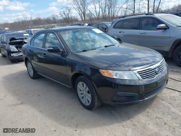 2010 Kia Optima LX with VIN KNAGG4A88A5436716, listed as a IAAI auction lot 41890607 with 264,913 mi miles. Bid and sale history available at carsss.com. Image 1.