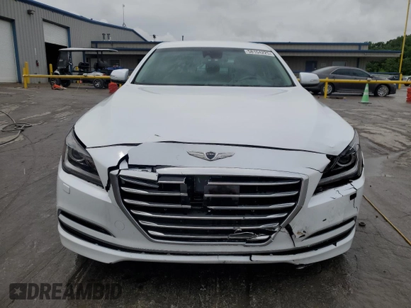 2017 Genesis G80 3.8L with VIN KMHGN4JE8HU176487, listed as a Copart auction lot 58164225 with 47,052 mi miles and Salvage title. Bid and sale history available at DreamBid. Image 5.