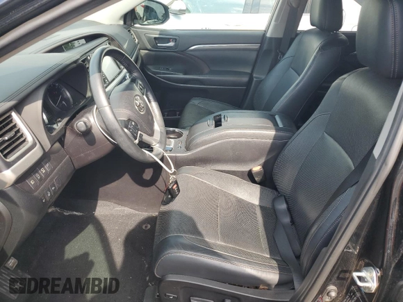 2019 Toyota Highlander Limited with VIN 5TDDZRFH3KS924540, listed as a Copart auction lot 64001705 with 128,356 mi miles and Salvage title. Bid and sale history available at DreamBid. Image 7.