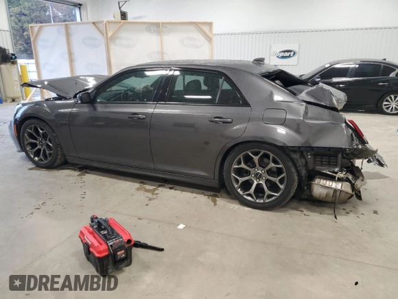 2018 Chrysler 300 S with VIN 2C3CCABG4JH240383, listed as a Copart auction lot 50795455 with 116,816 mi miles and Salvage Title. Bid and sale history available at DreamBid. Image 2.
