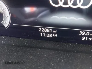2024 Audi Q3 S line Premium Plus with VIN WA1EECF3XR1042154, listed as a IAAI auction lot 42552601 with 22,881 mi miles and . Bid and sale history available at DreamBid. Image 16.
