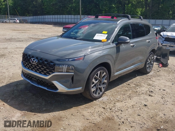 2023 Hyundai Santa Fe Calligraphy with VIN 5NMS54ALXPH633514, listed as a IAAI auction lot 42238114 with 12,969 mi miles and . Bid and sale history available at DreamBid. Image 17.