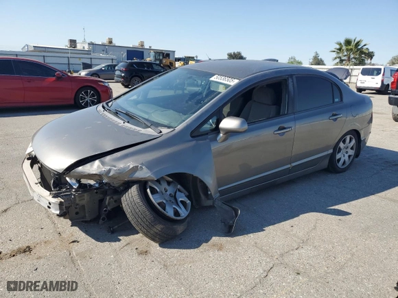 2007 Honda Civic Sdn LX with VIN 2HGFA16507H308003, listed as a Copart auction lot 50536505 with 192,554 mi miles and Salvage Title. Bid and sale history available at carsss.com. Image 1.